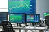 Stock Trading Stats On Screens