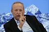 Larry Summers taler under paneldebatt på World Economic Forum i Davos