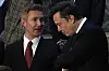 Douglas Murray snakker med Elon Musk foran en samling i Kongressen i Washington.