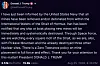 Skjermbilde av et innlegg fra Donald J. Trump om miner i Hormuzstredet.