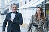Øystein Stray Spetalen og Charlotte Spetalen på rød løper foran Sommerro i Oslo.