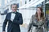 Øystein Stray Spetalen og Charlotte Spetalen på rød løper foran Sommerro i Oslo.
